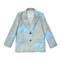 [Grey-Blue] MSCHF X KIDSUPER x UHAUL SUIT TOP
