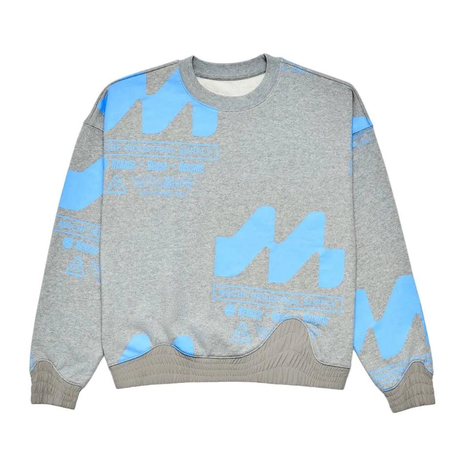 [Grey-Blue] MSCHF X KIDSUPER UHAUL SWEATER