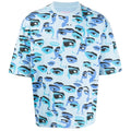 [BLUE] FACE CAMO TEE