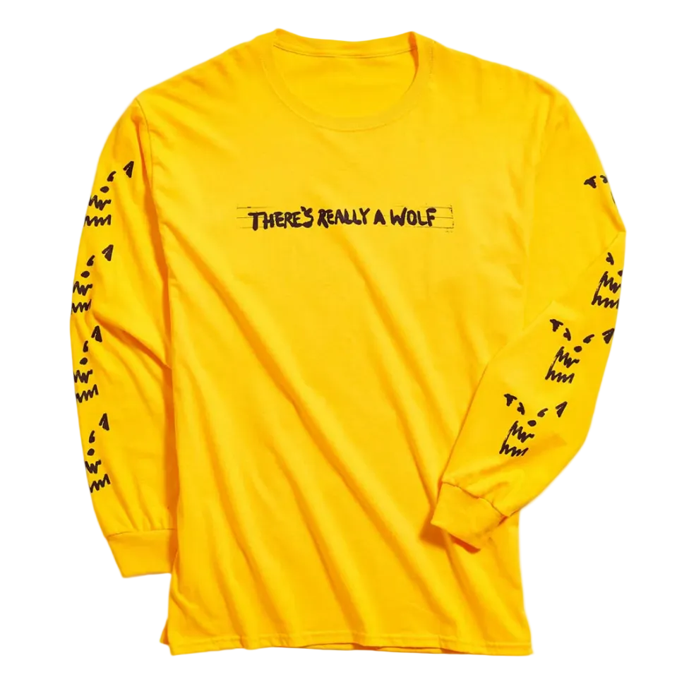 [YELLOW] RUSS x KidSuper There's Really a Wolf Long Sleeve Tee