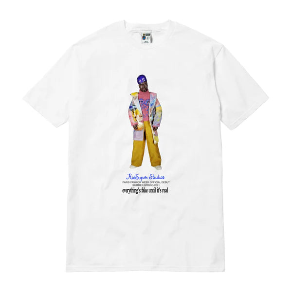 [WHITE] Everything's Fake FIFTY CENT TEE