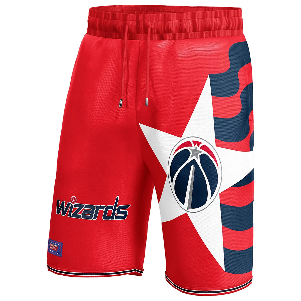 [Red] NBA x KidSuper Washington Wizards Shorts