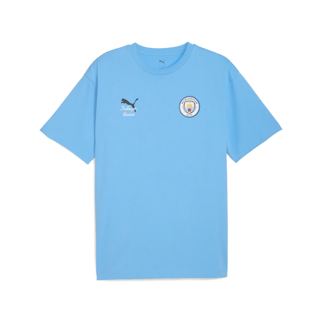 [Blue/Light Blue] PUMA x KIDSUPER Man City FC TEE Team