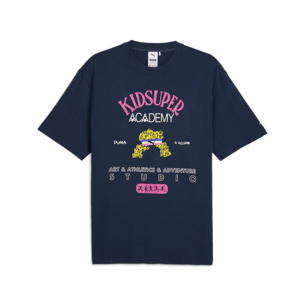 [BLUE/Club Navy] Puma x KidSuper Academy Graphic Tee
