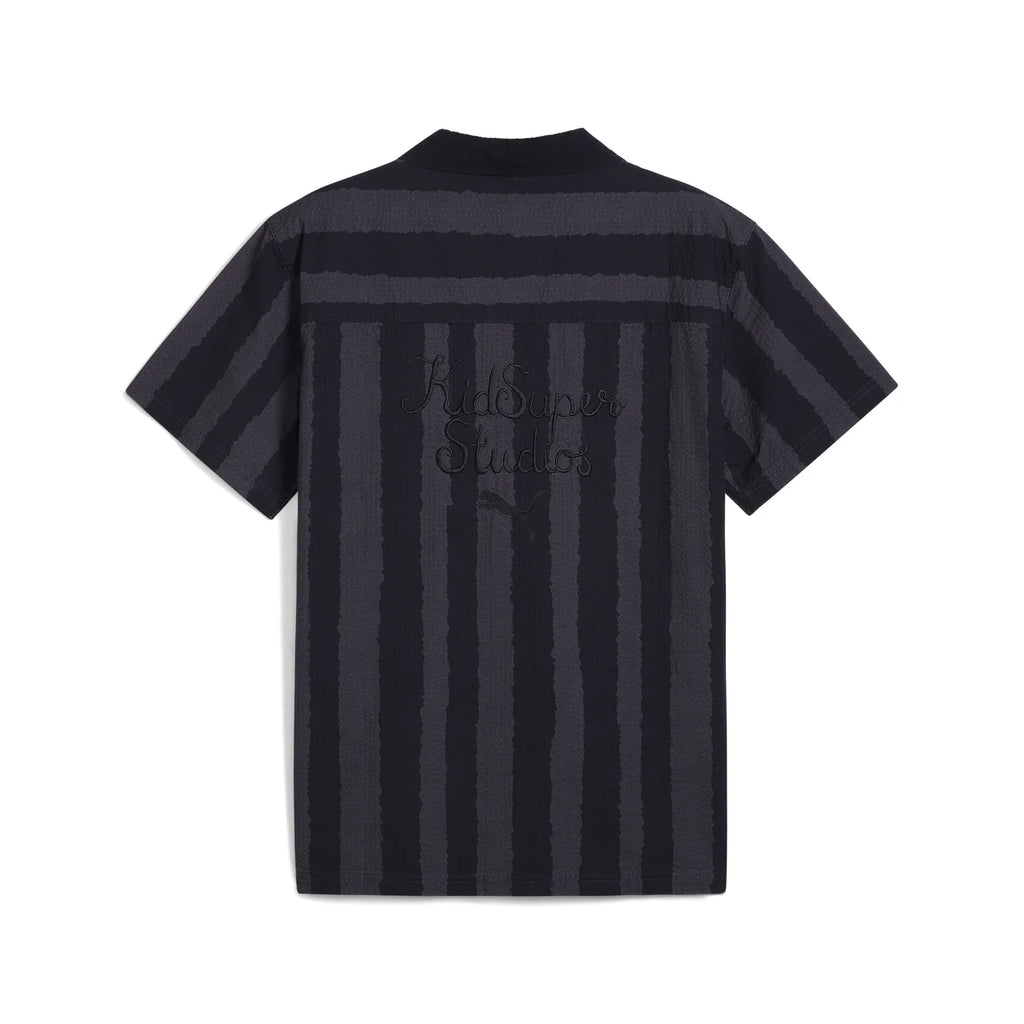 [BLACK/Navy] PUMA X KIDSUPER FACE SEERSUCKER SHIRT