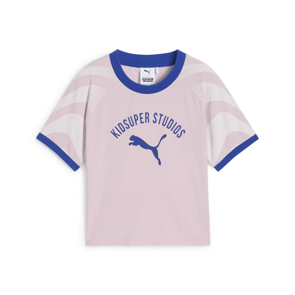[Pink-Blue] PUMA X KIDSUPER RINGER TEE