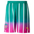[GREEN-White-Spectra Green-Purple-Gradient] Kidsuper X PUMA Soccer Shorts