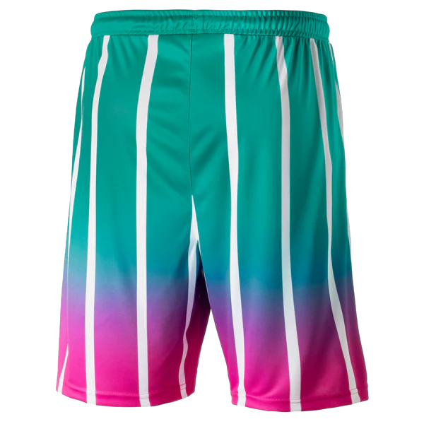 [GREEN-White-Spectra Green-Purple-Gradient] Kidsuper X PUMA Soccer Shorts