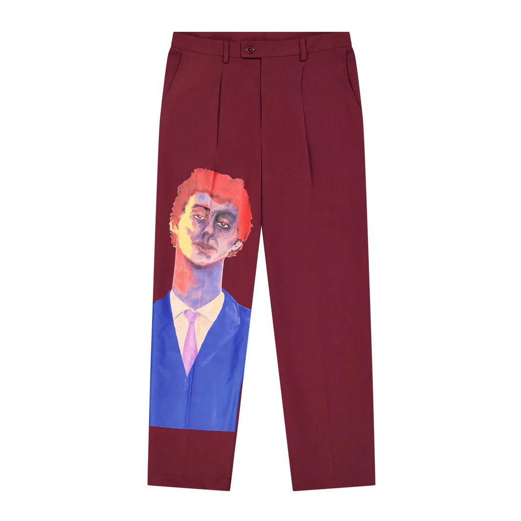[Purple-Red] Portrait of a Boy Suit Bottom