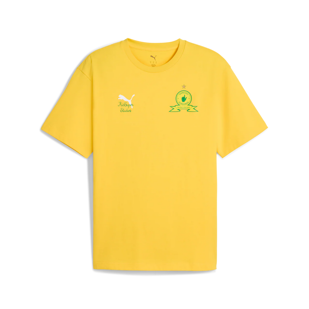 [Yellow/Pelé Yellow-Fast Green] PUMA x KidSuper Mamelodi Sundowns F.C. TEE