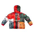 [Multicolor] Genius Collage Puffer Jacket