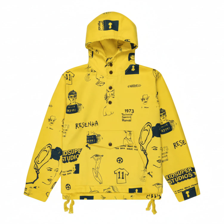 [YELLOW-Denim] DOODLE Denim JEAN PULLOVER
