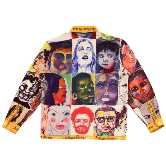 [Multicolor] Faces Button Down SHIRT