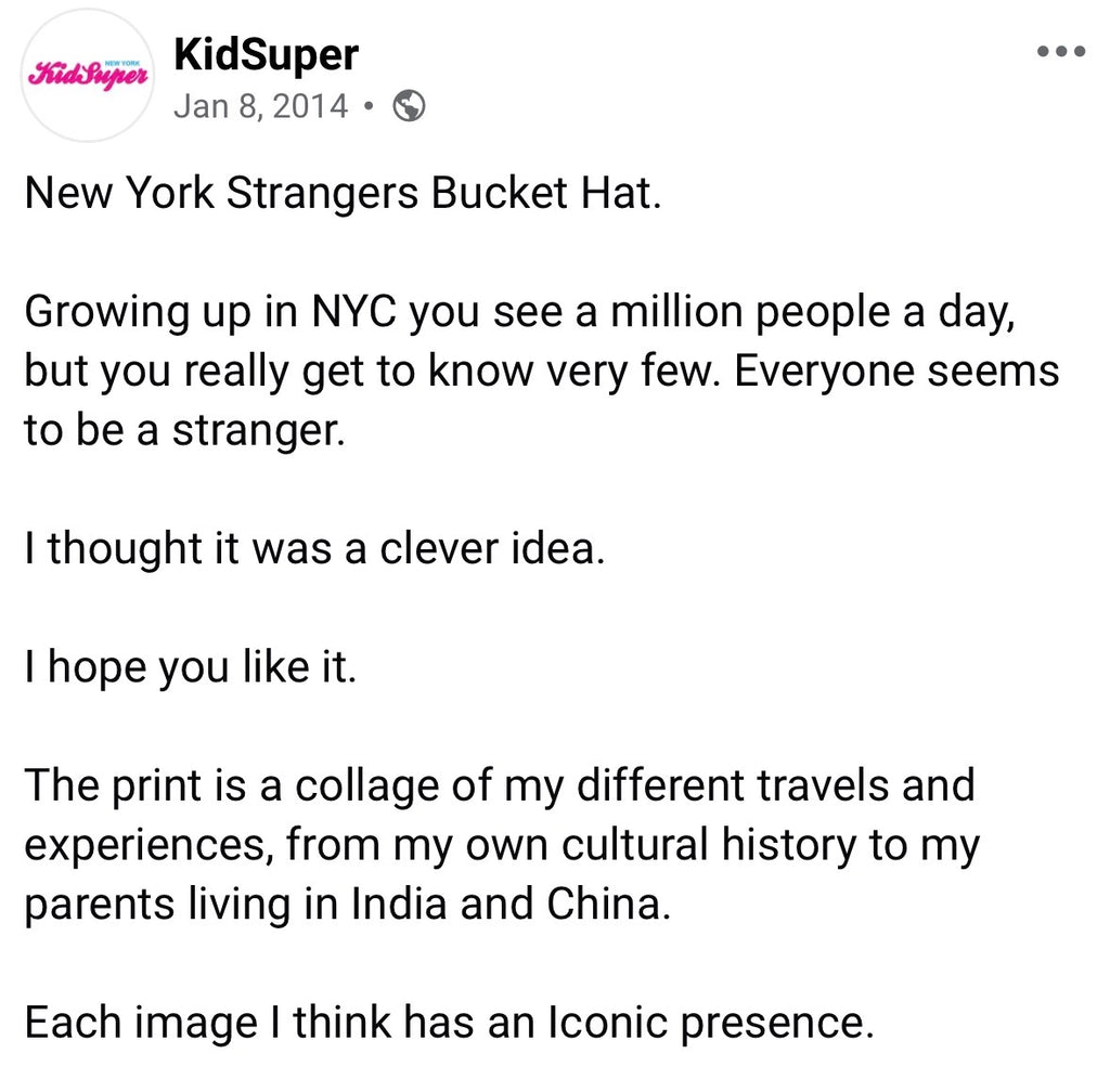 [BLACK] New York Strangers Bucket Hat