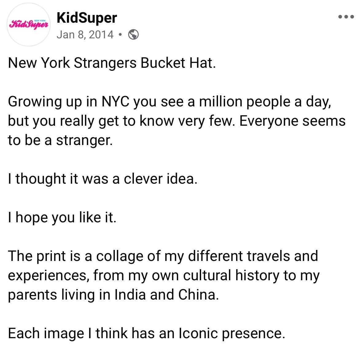 [BLACK] New York Strangers Bucket Hat