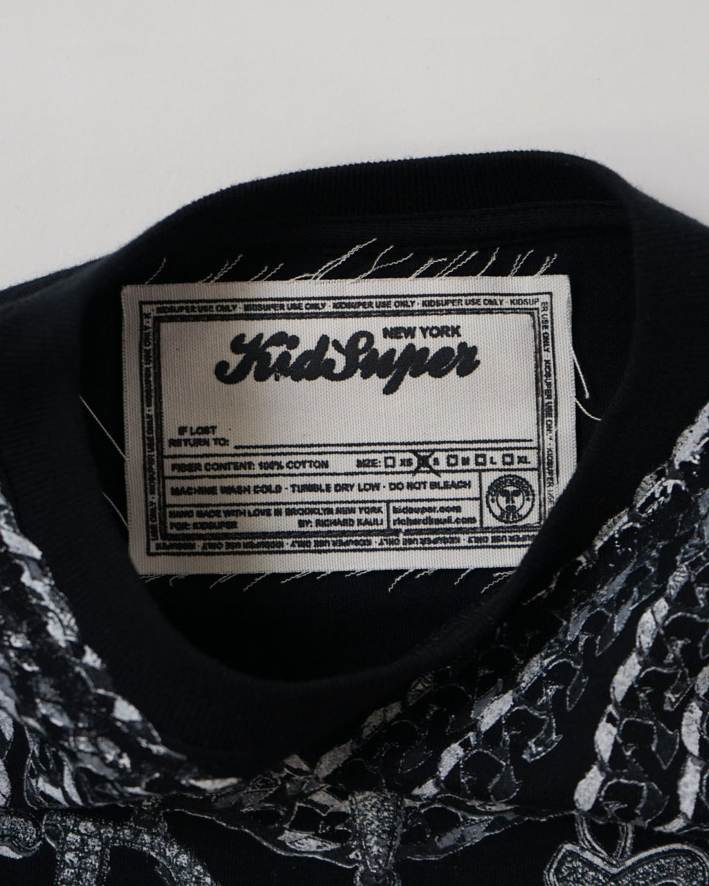 [BLACK] Richard Kauli x Kidsuper Chain Tee