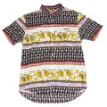 [MULTICOLOR] STRIPED BUTTON DOWN SHIRT