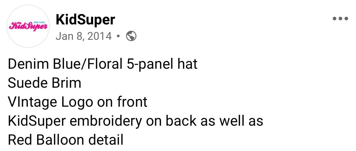 [MULTICOLOR] FLORAL LOGO HAT