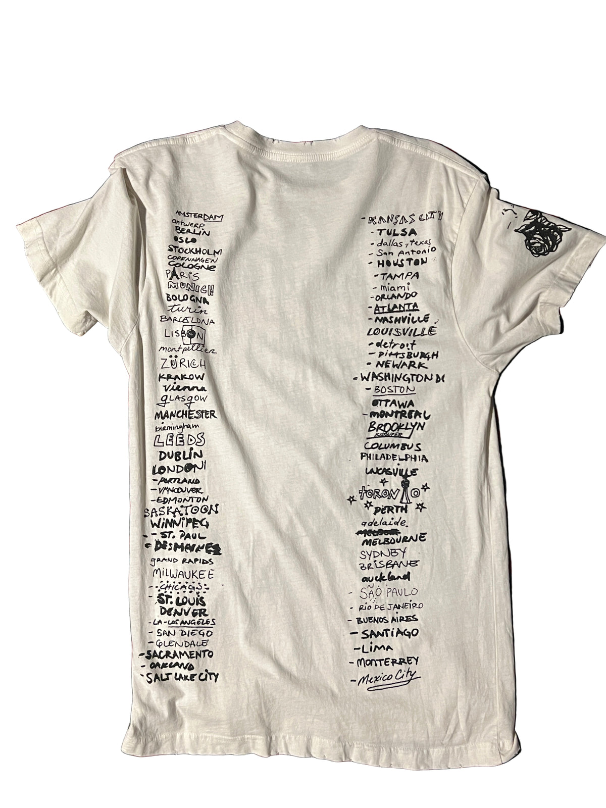 [White] Shawn Mendes Tour X KidSuper Tee