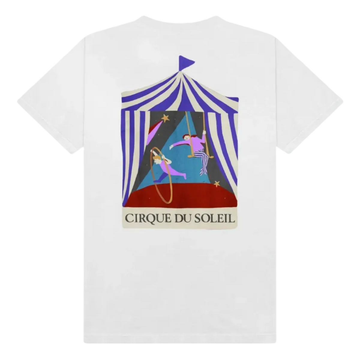 [WHITE] Cirque Du Soleil Flag Tee