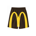 [Brown-Golden]  KidSuper X McDonald's Track Short