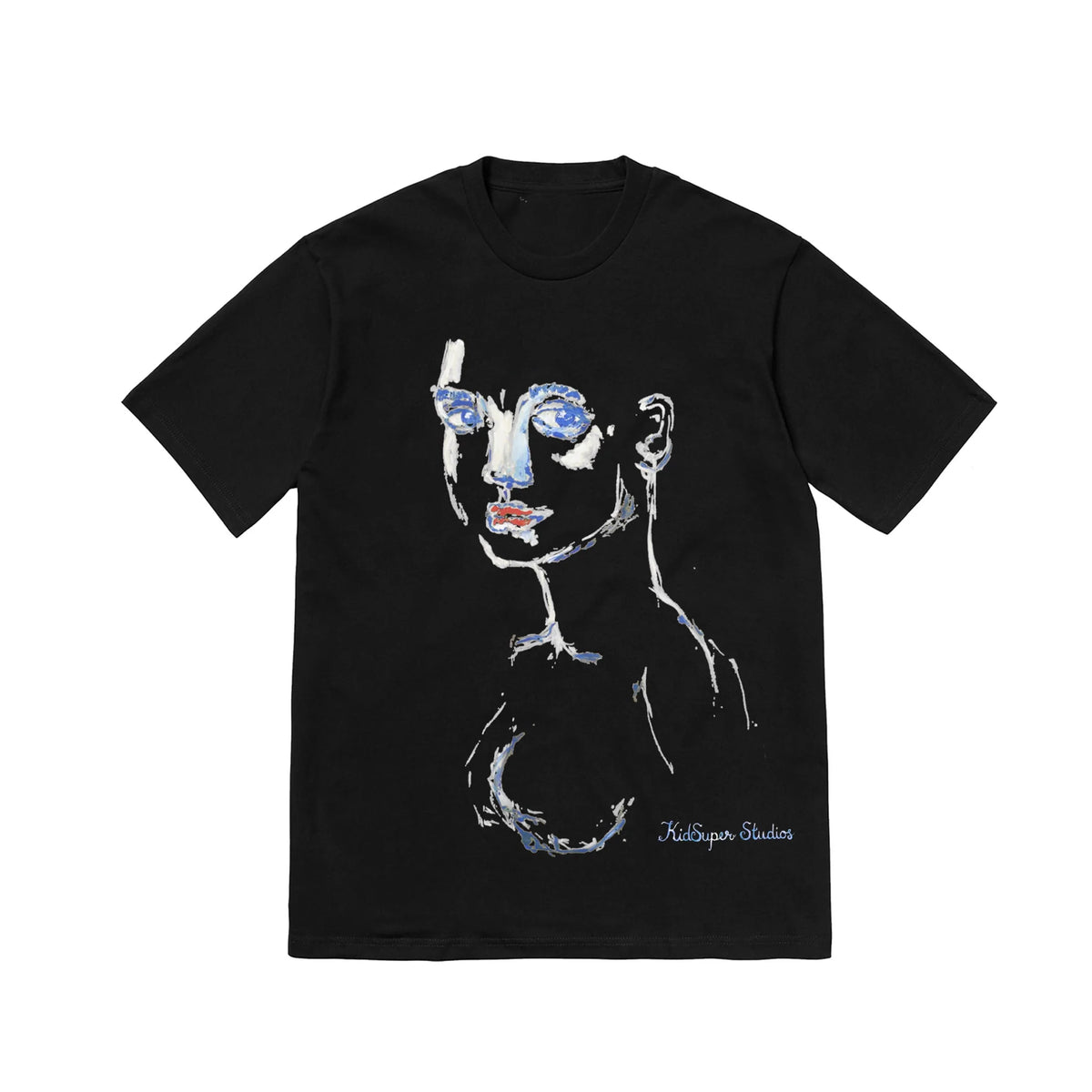 [Black] Painted Girl TEE