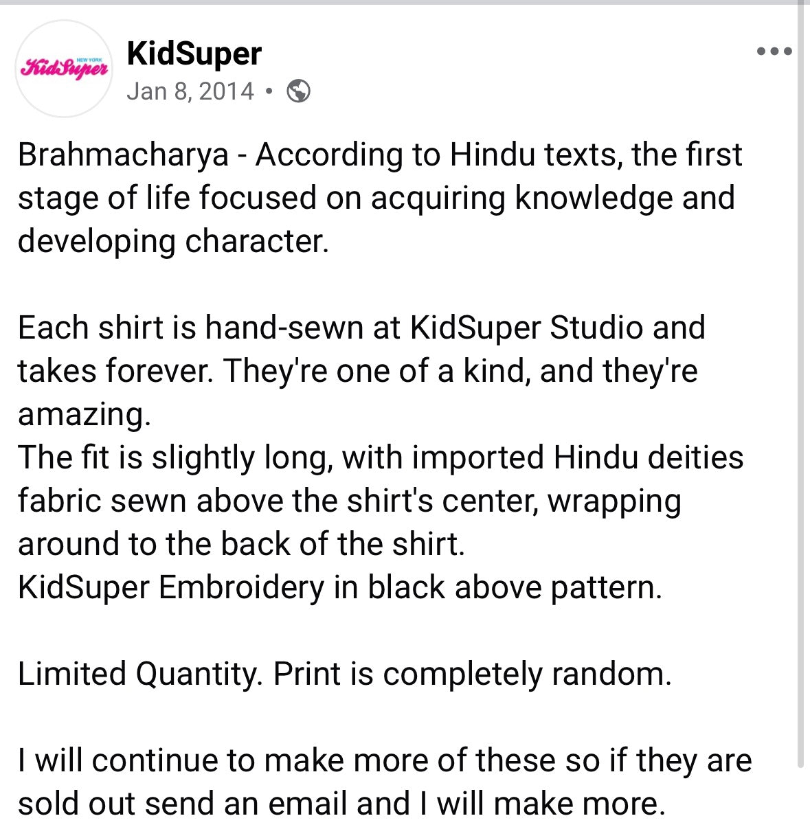 [BLACK] BRAHMACHARYA TEE