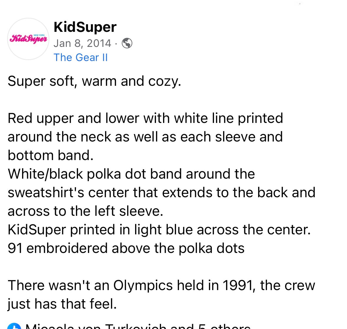 [RED] 1991 SWEATER