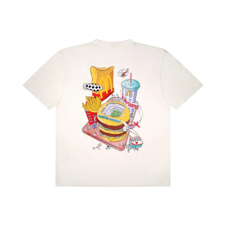 [Cream] KidSuper X McDonald's Tray Tee