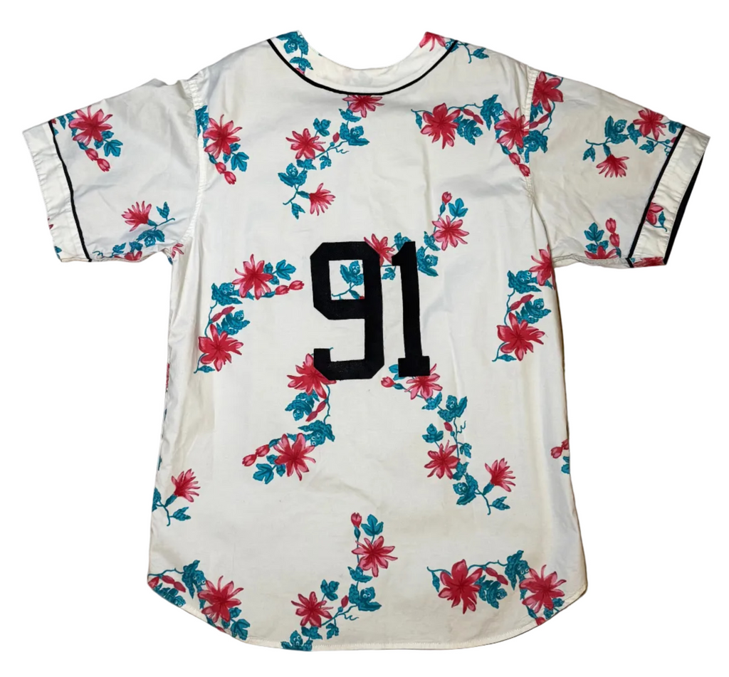 [MULTICOLOR] FLORAL KIDSUPER BUTTON DOWN JERSEY