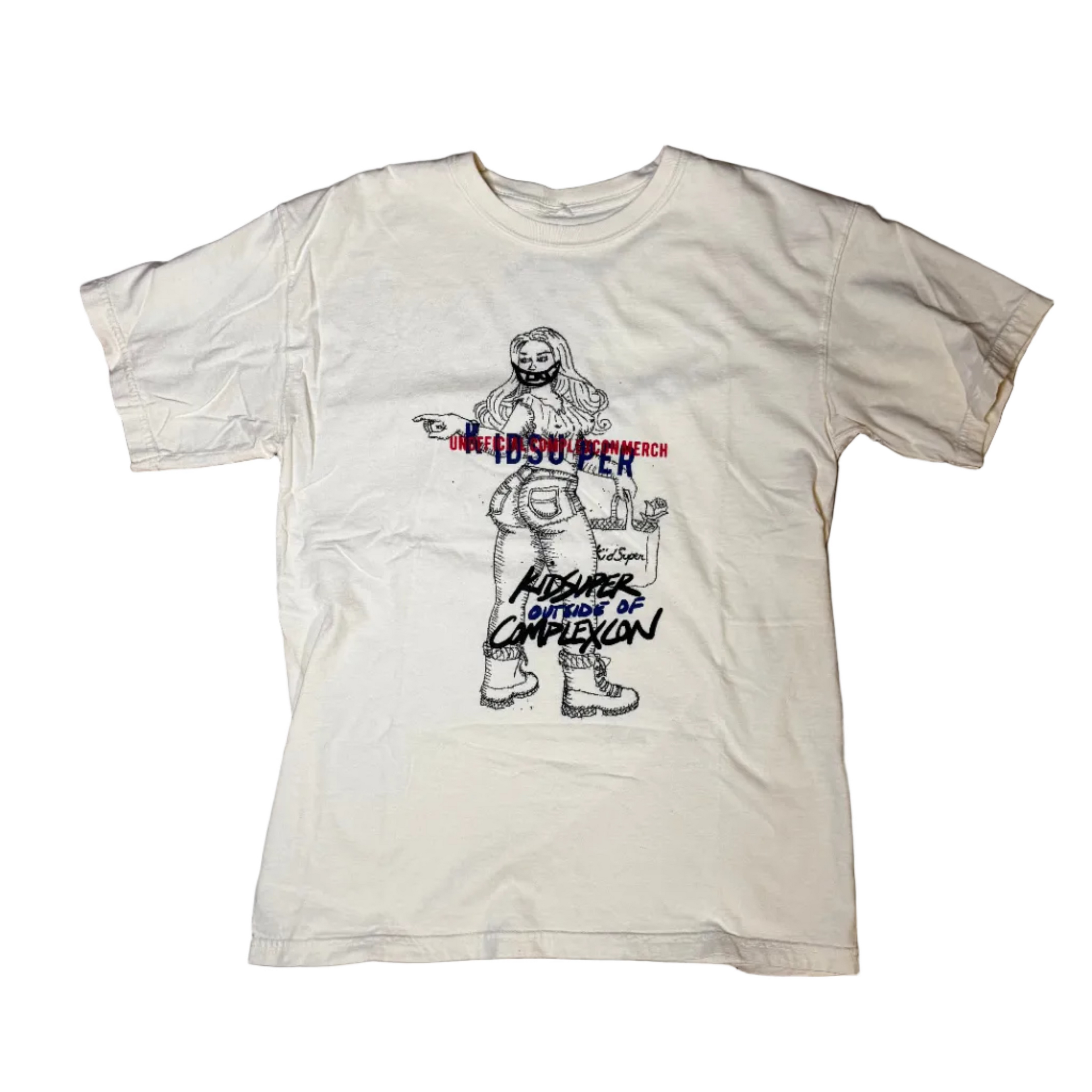 [WHITE-CREAM] KIDSUPER UNOFFICIAL COMPLEXCON TEE