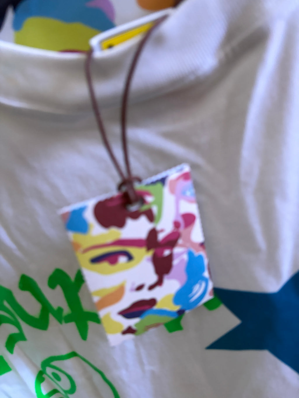 [WHITE] BAPE X KIDSUPER ORIGINAL - A SUPER APE & BABY MILO TEE