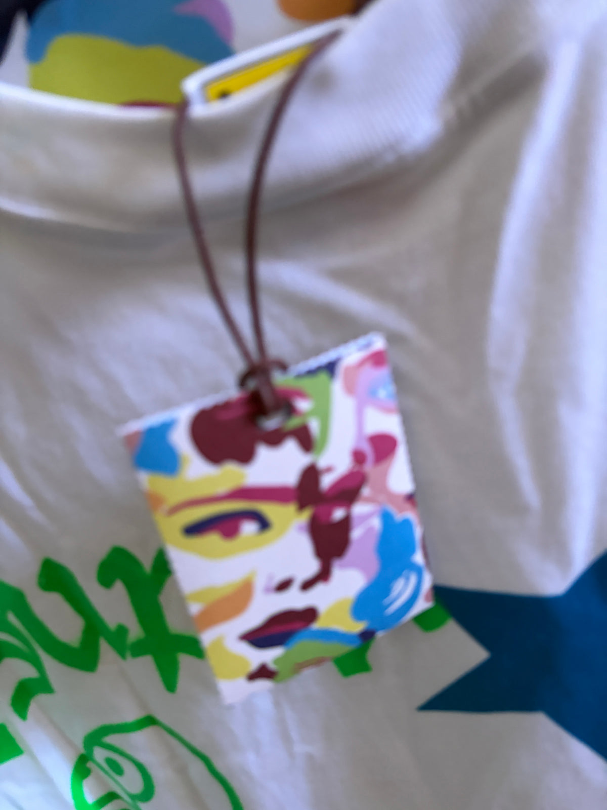 [WHITE] BAPE X KIDSUPER ORIGINAL - A SUPER APE & BABY MILO TEE