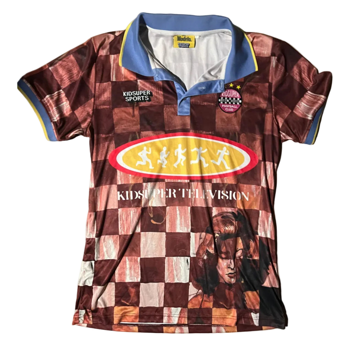 [Red Checkered] Modelo x Kidsuper FC Jersey