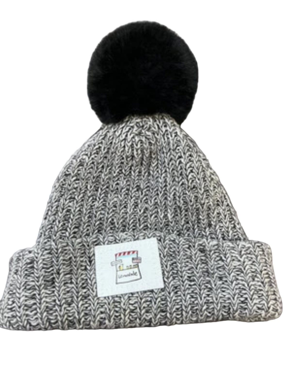 [GREY] Barstool Lemonade Stand x KidSuper Beanie with Poof