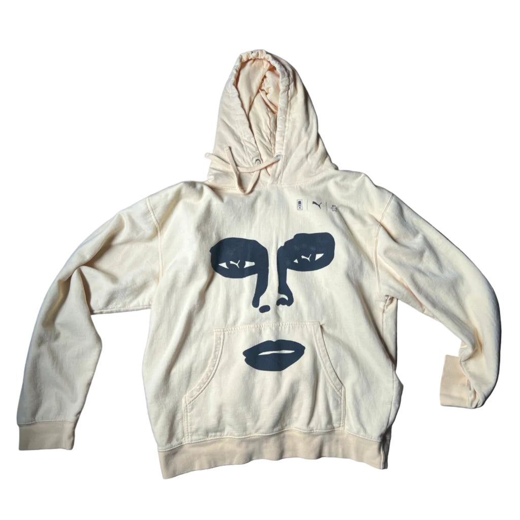 [YELLOW-CREAM] PUMA x KIDSUPER FACE HOODIE
