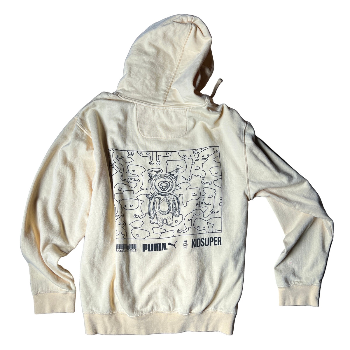 [YELLOW-CREAM] PUMA x KIDSUPER FACE HOODIE