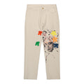 [Grey] Flowers Face Pant