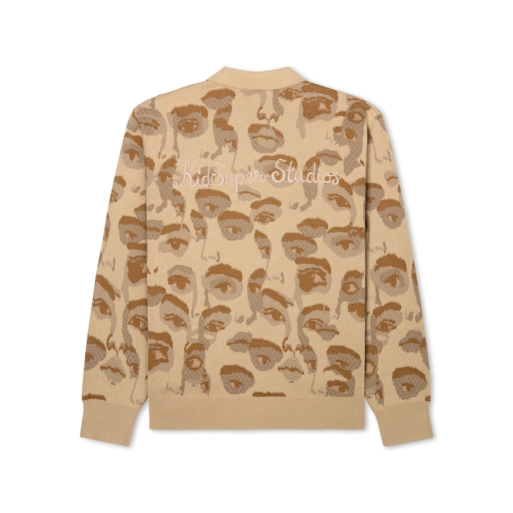 [Brown-GRANOLA] PUMA X KIDSUPER CARDIGAN