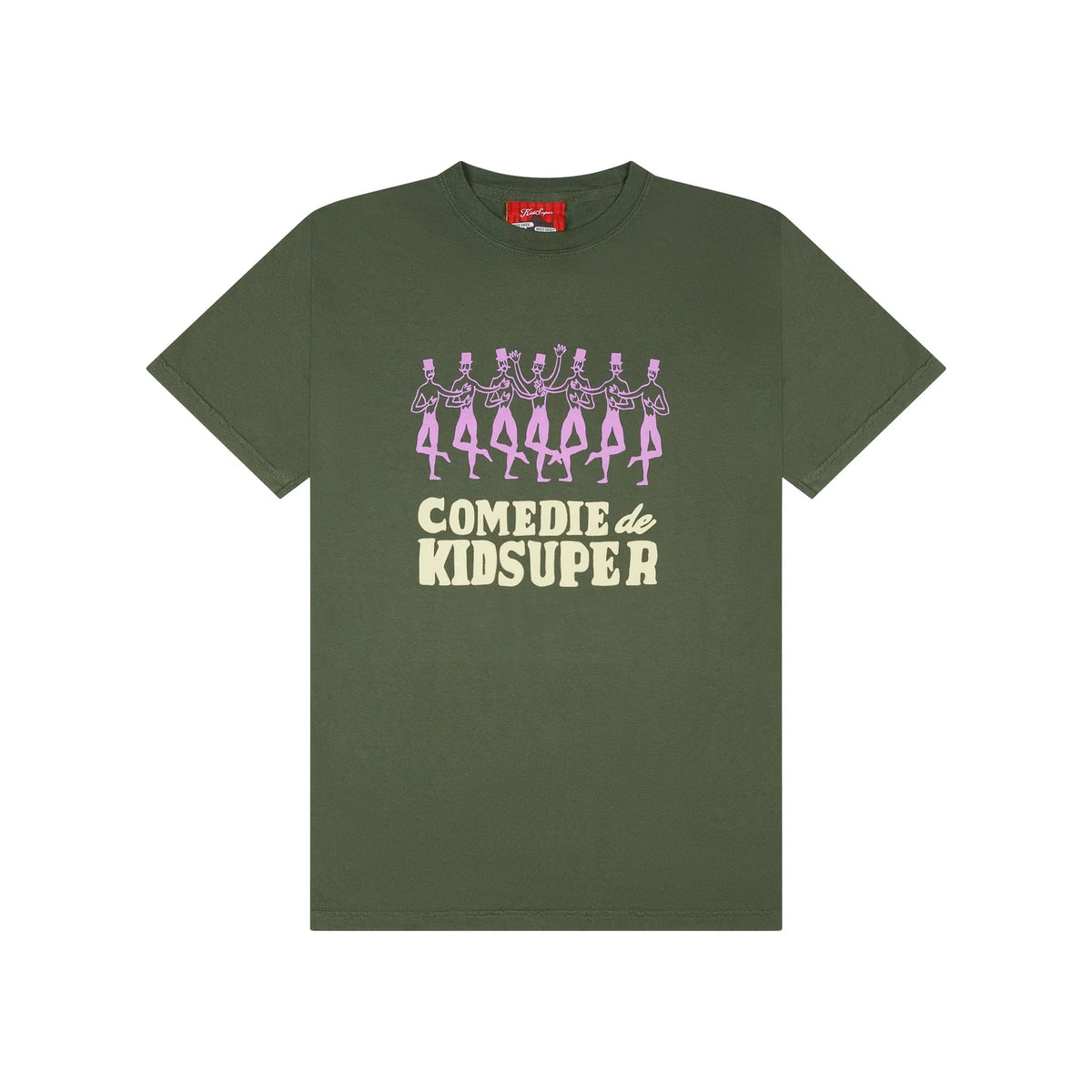 [Green/Olive] Comedie de KidSuper Crowd Tee