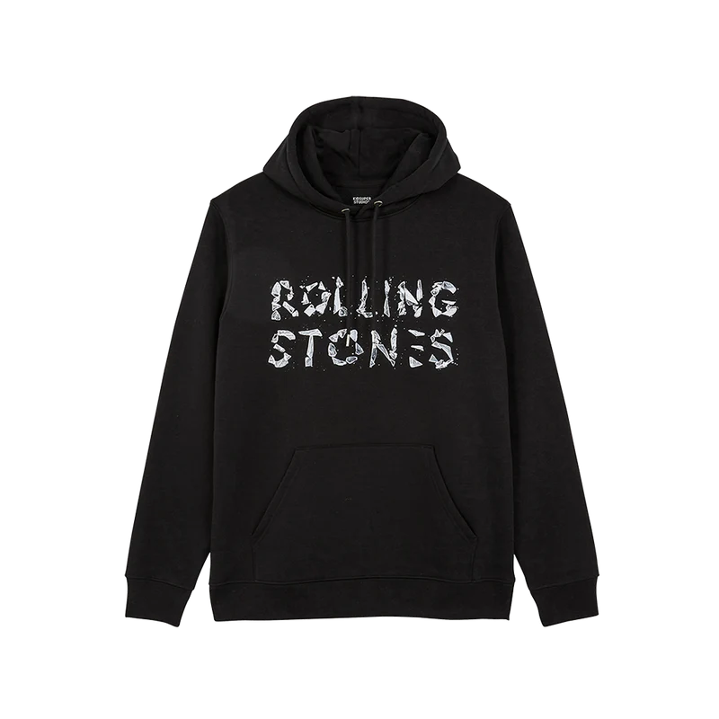 [BLACK] RS No. 9 x KidSuper Real Shattered Glass Photo Hoodie