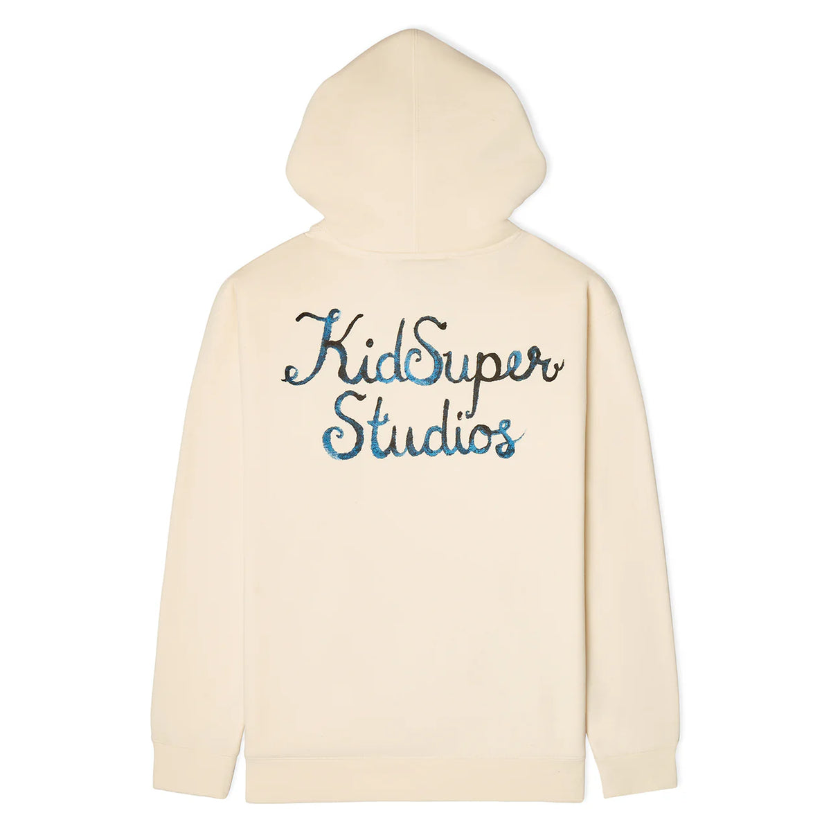 [Cream] Script logo Hoodie