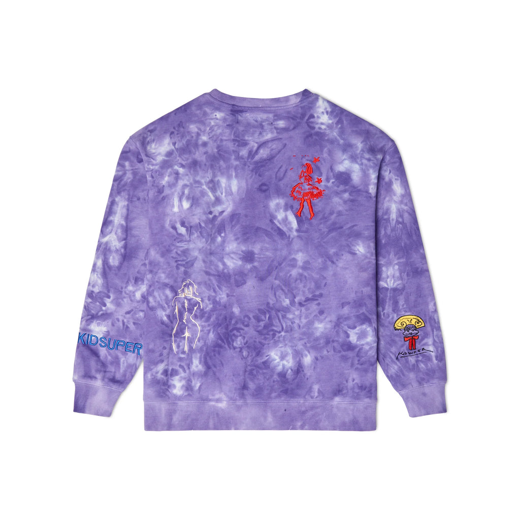 [Purple] Dyed Super Crewneck