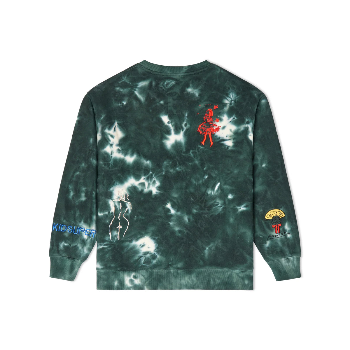 [Green-Tie Dyed] Super Crewneck