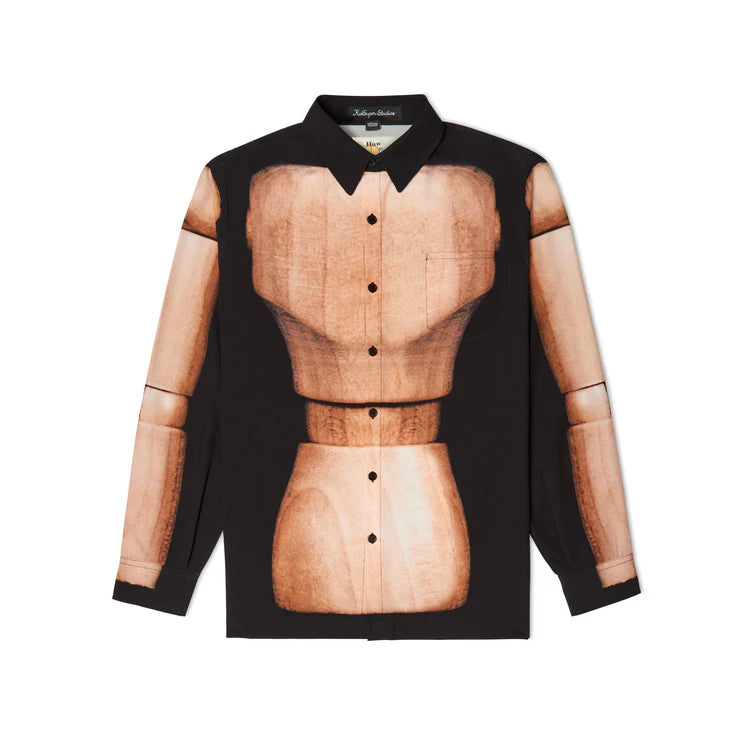 [Black] Mannequin BUTTON DOWN SHIRT