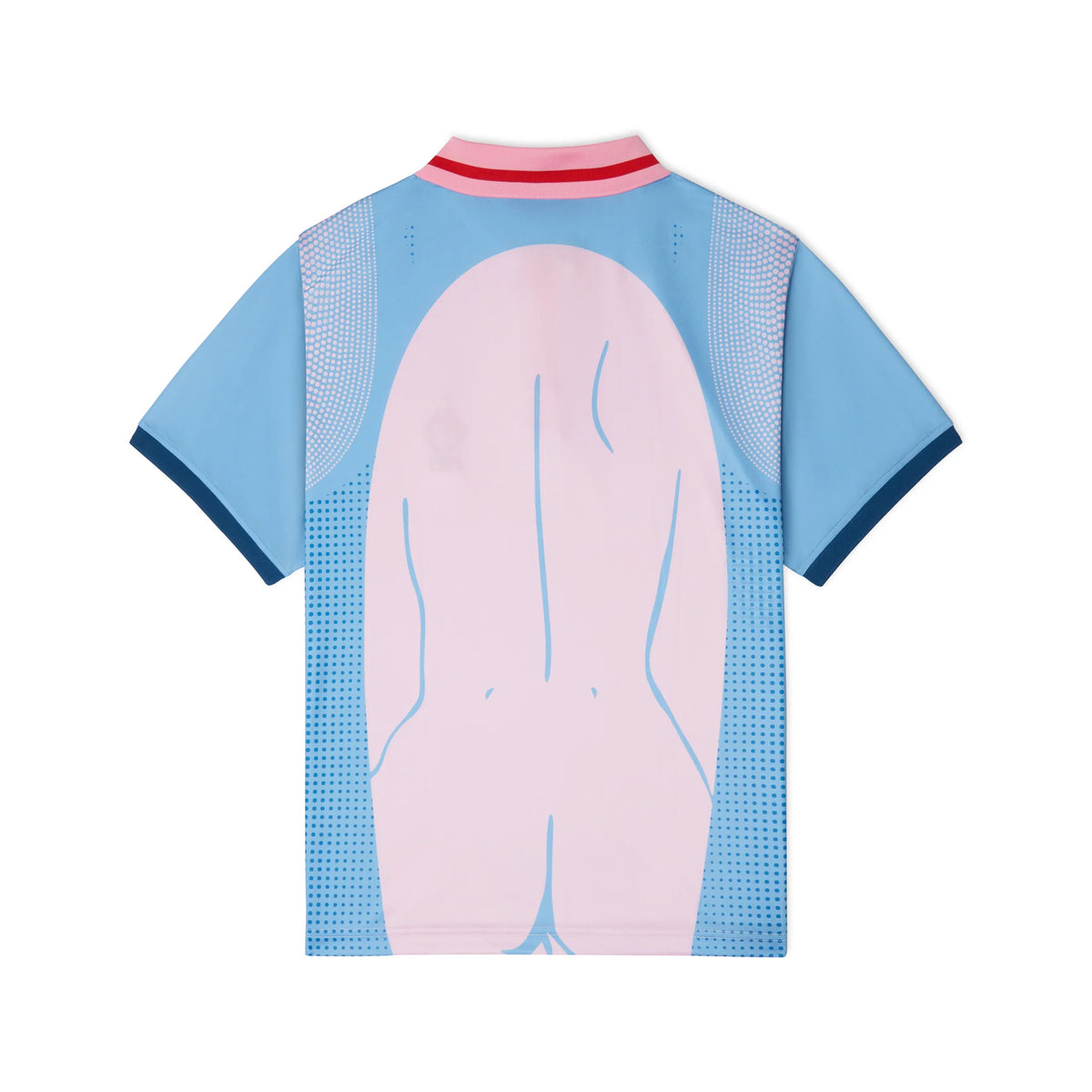 [Blue] Women Figure Soccer Jersey