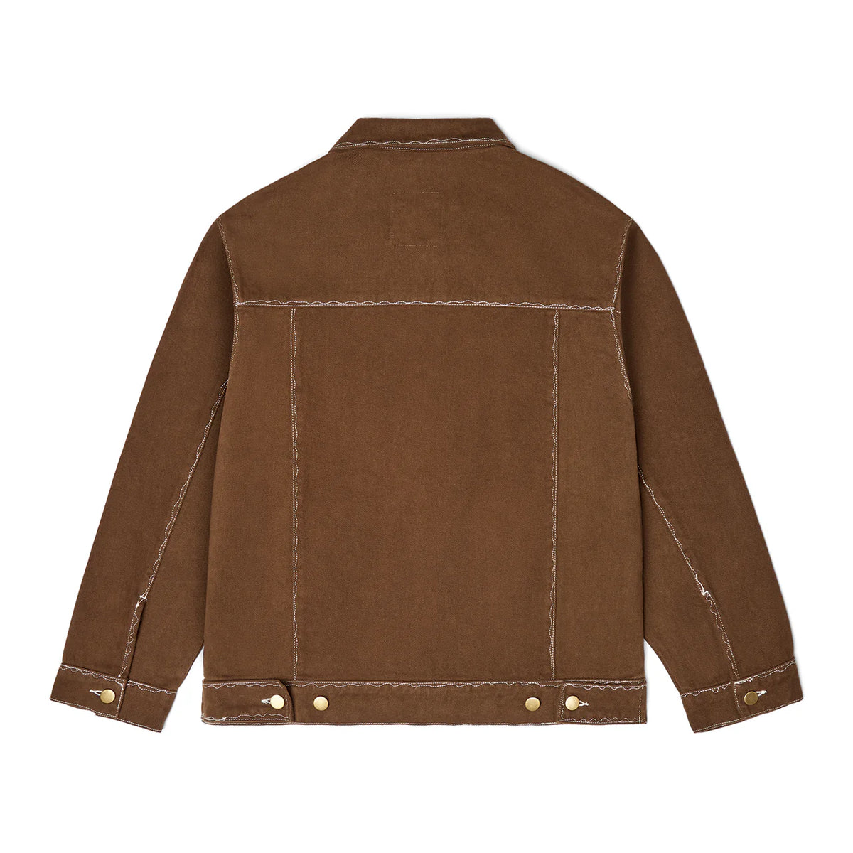[Brown] Messy Stitched Work Jacket