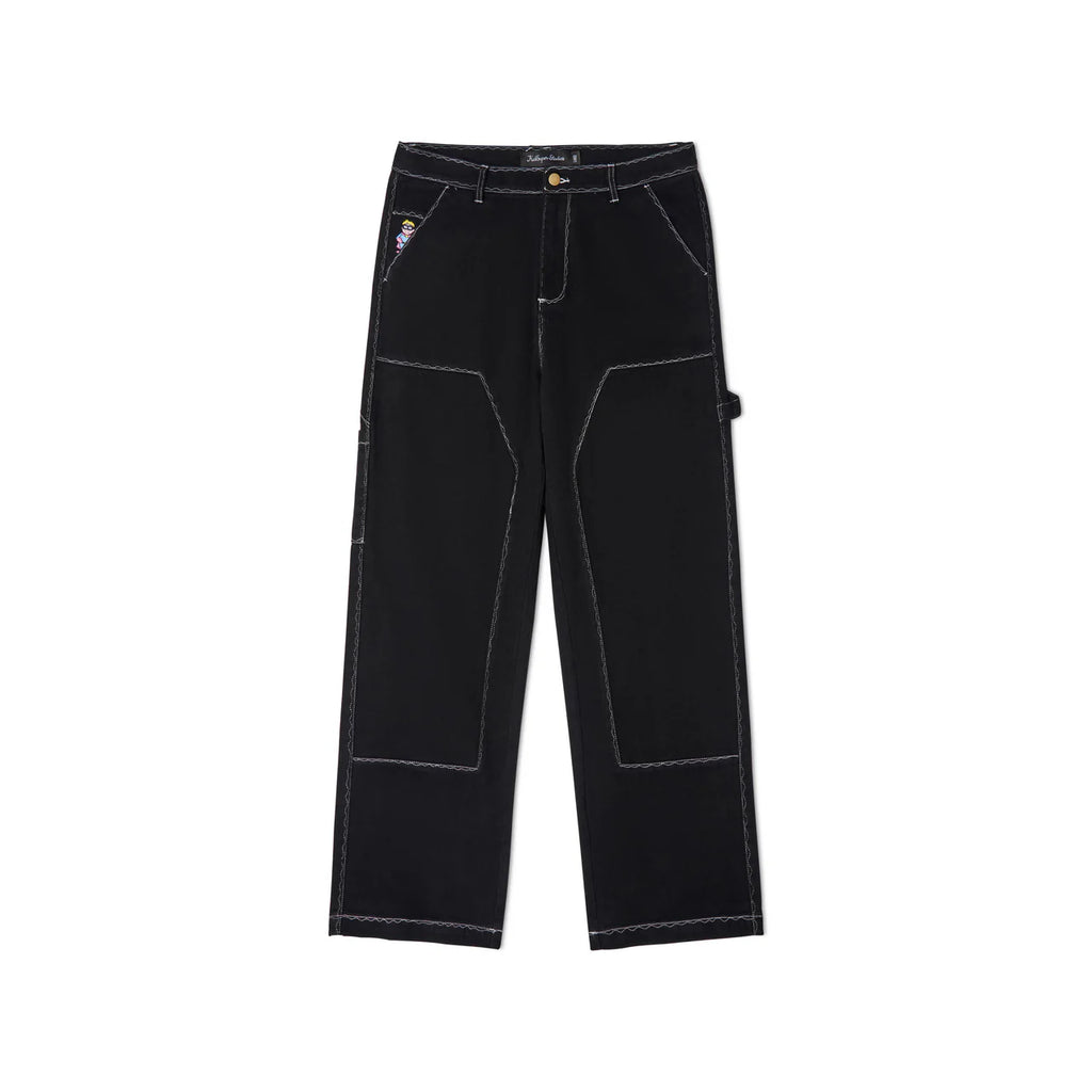 [Black] Messy Stitched Work Pant