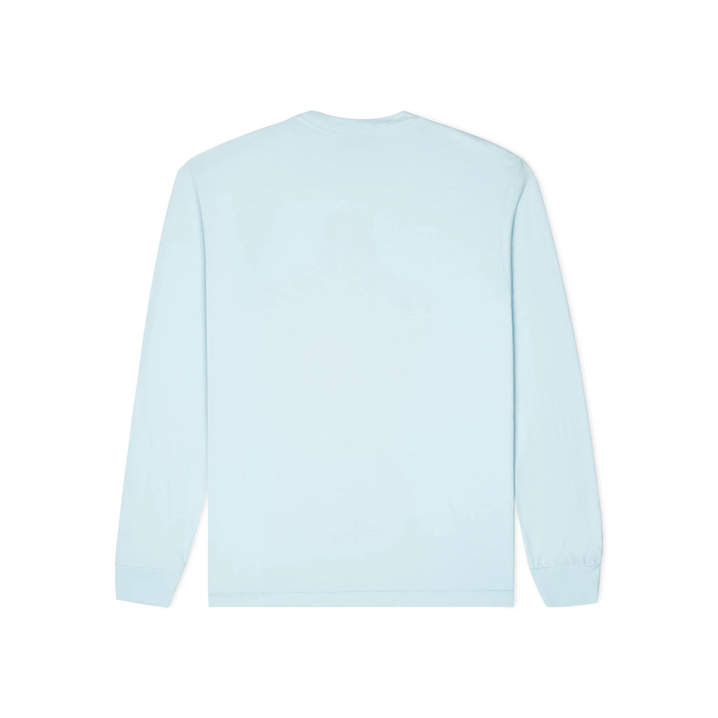 [Blue/Baby Blue] Dress Form Long Sleeve Shirt Tee