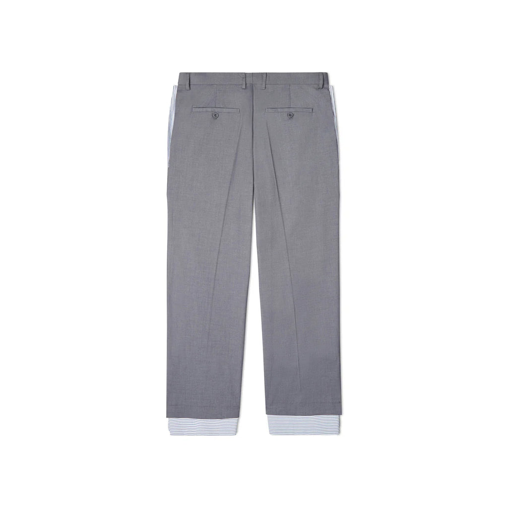[Grey] Cuff Suit Bottom